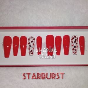 Lux Press-On Nail Sets (Coffin Shape)